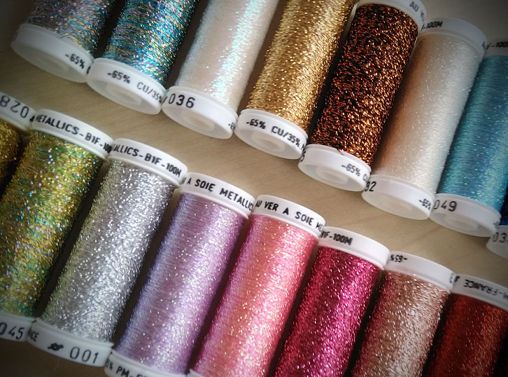 Metallics 1 fils Au Ver à Soie